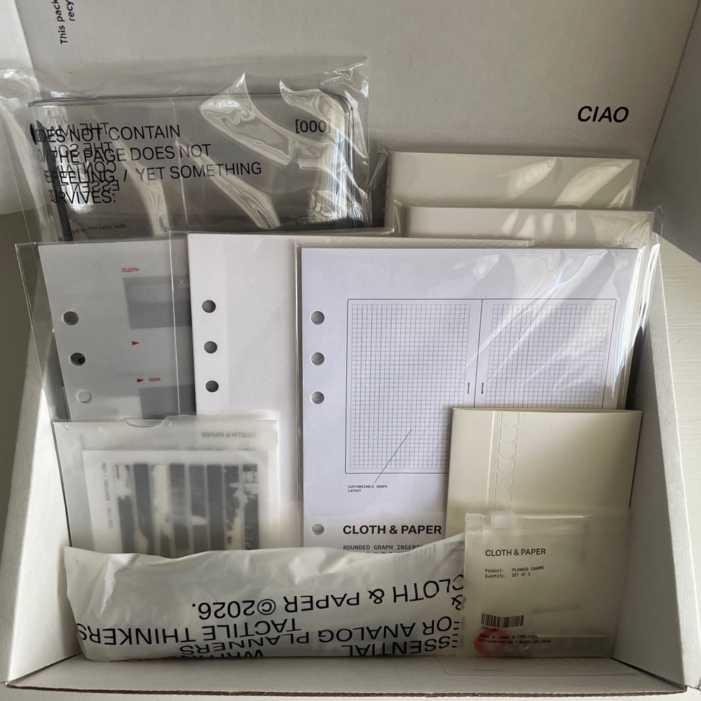 Cloth & Paper June Intention Box | 2027 Dated Set + TN Cover